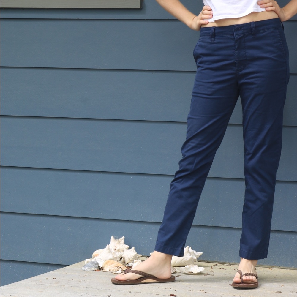 Polo by Ralph Lauren Navy Straight Leg Pants